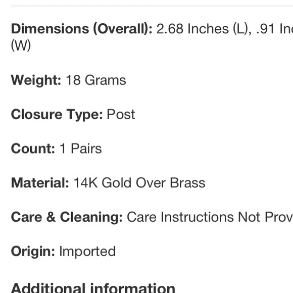 Kendra Scott Leigh Statement Earrings
- Gold NWT - Picture 6 of 6